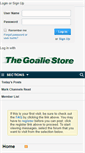 Mobile Screenshot of goaliestore.com